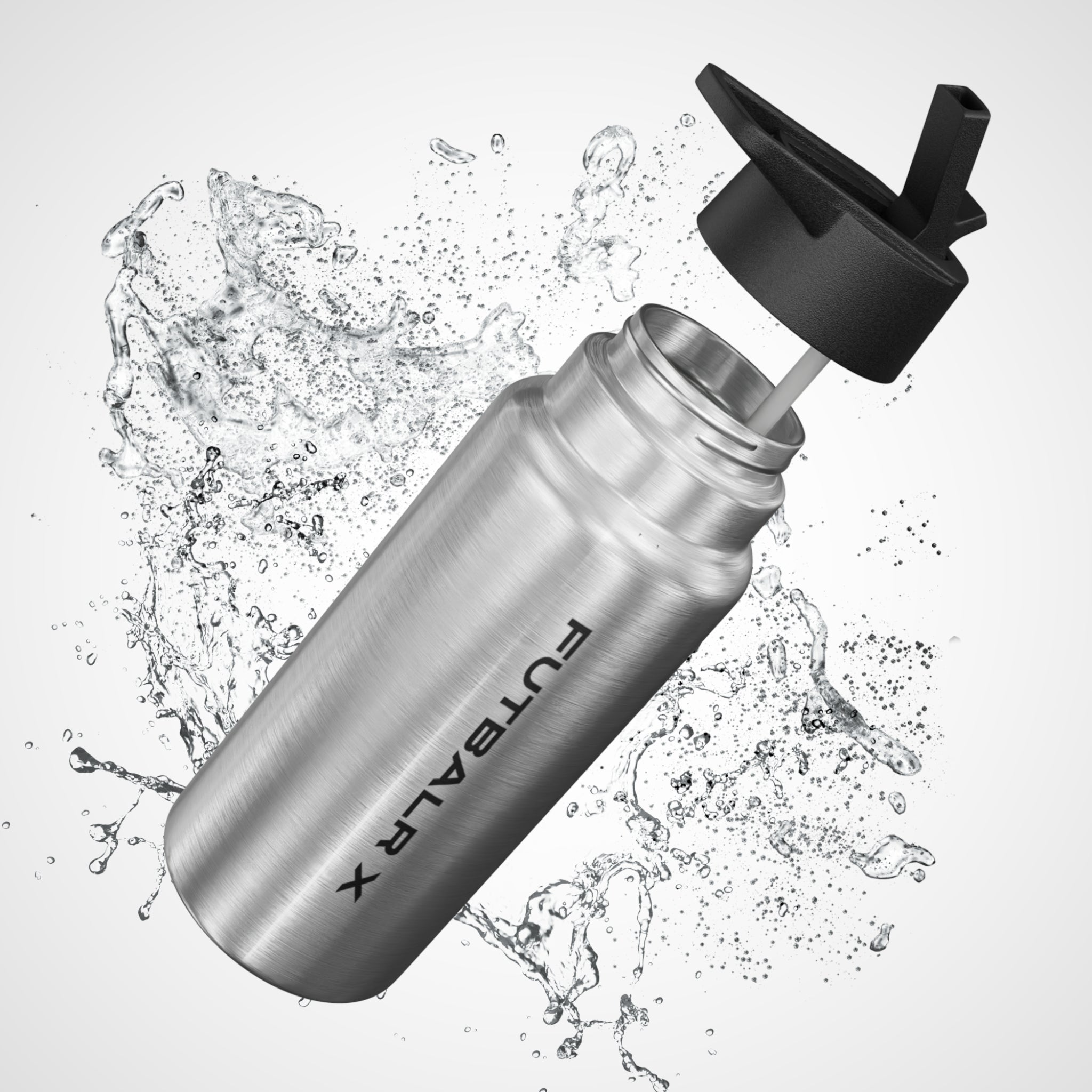 Futbalr X 32oz Stainless Steel Insulated Water Bottle
