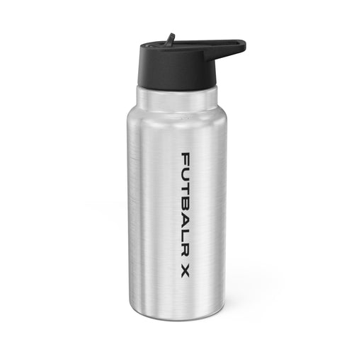 Futbalr X - 32oz Stainless Steel Insulated Water Bottle