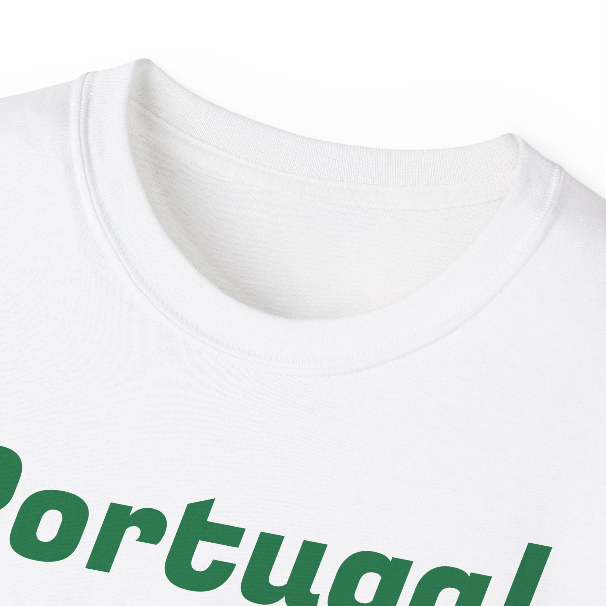 Portugal Football Tee — 'Portugal' Front with Crest & 'FUTBALR' Back